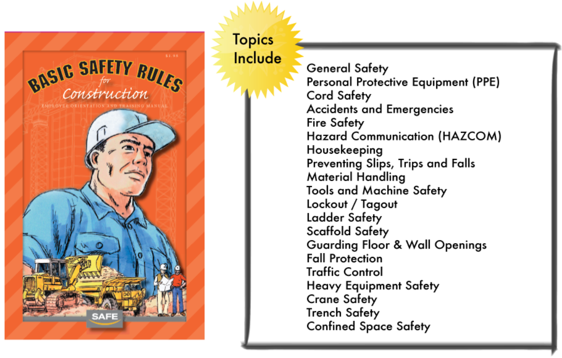 Basic Safety Rules for Construction Booklets